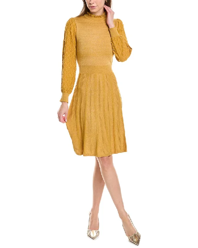 Women's Vintage Clothes Nanette Nanette Lepore Mock Sweaterdress