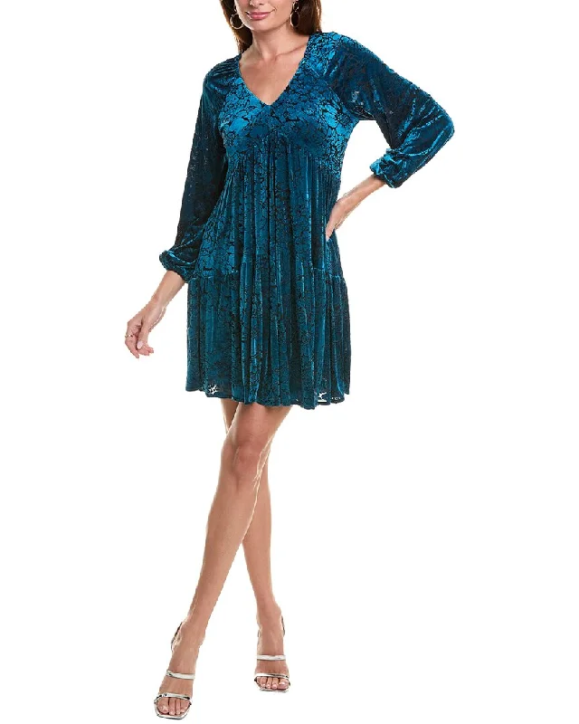 Women's Resort Garments Taylor Velvet Burnout Mini Dress