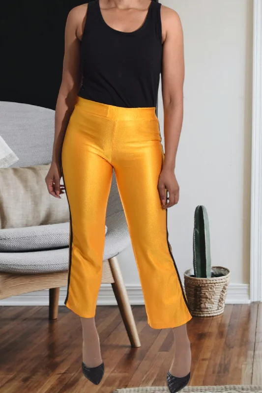 Women's Tops And Clothing Ladies Gold Track Pants