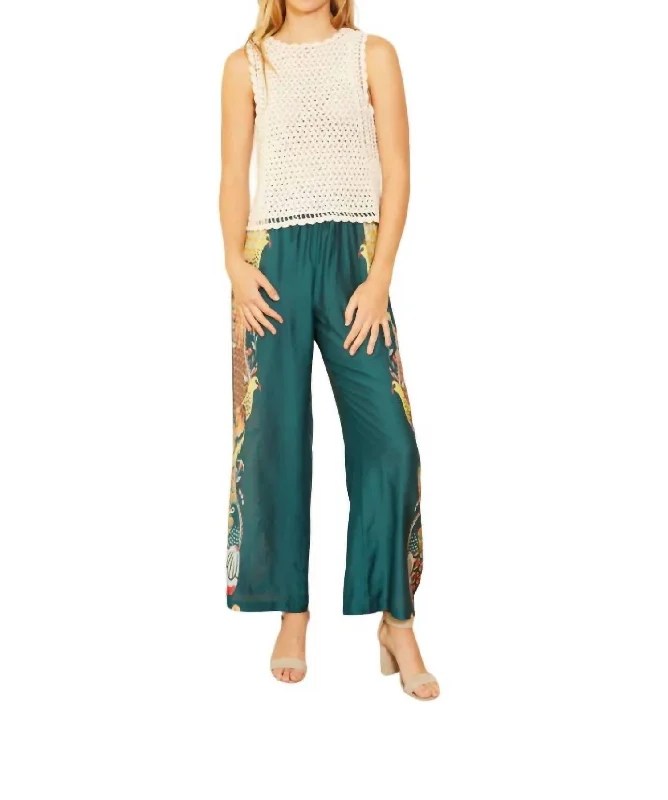 Stylish Women's Garments Max Pant In Art Nouveau