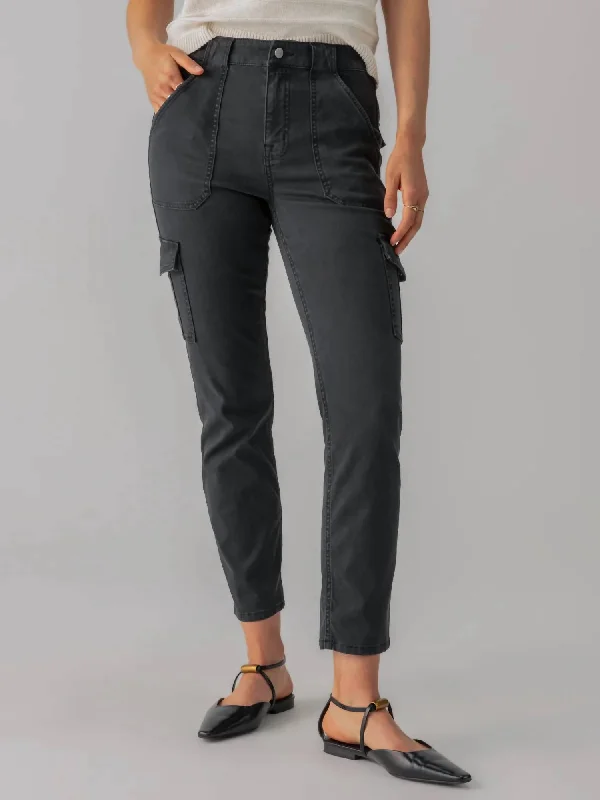 Affordable Fashion Clothing For Women Sculpted Hayden Cargo Pants In Black