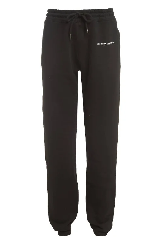 Women's Outfit For The Office Women's Organic Cotton Jogger Pants In Black