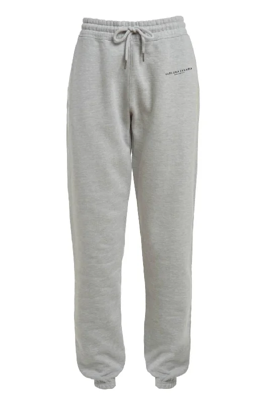 Stylish Women's Attire Women's Organic Cotton Jogger Pants In Grey