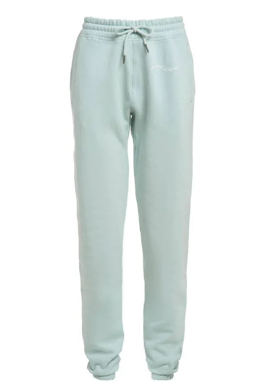 Women's Elegant Formal Outfit Women's Organic Cotton Jogger Pants In Sky Blue