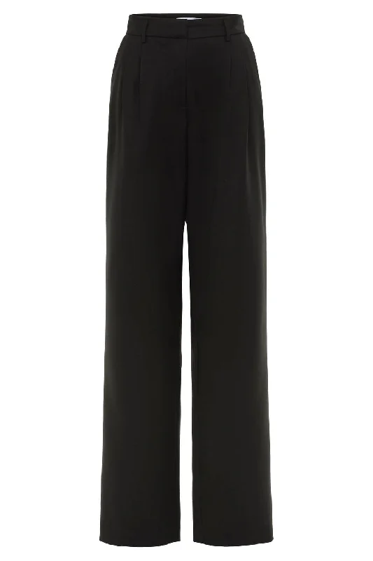 Stylish Women's Garments For Holidays Women's Wool Alexandra Pants In Black